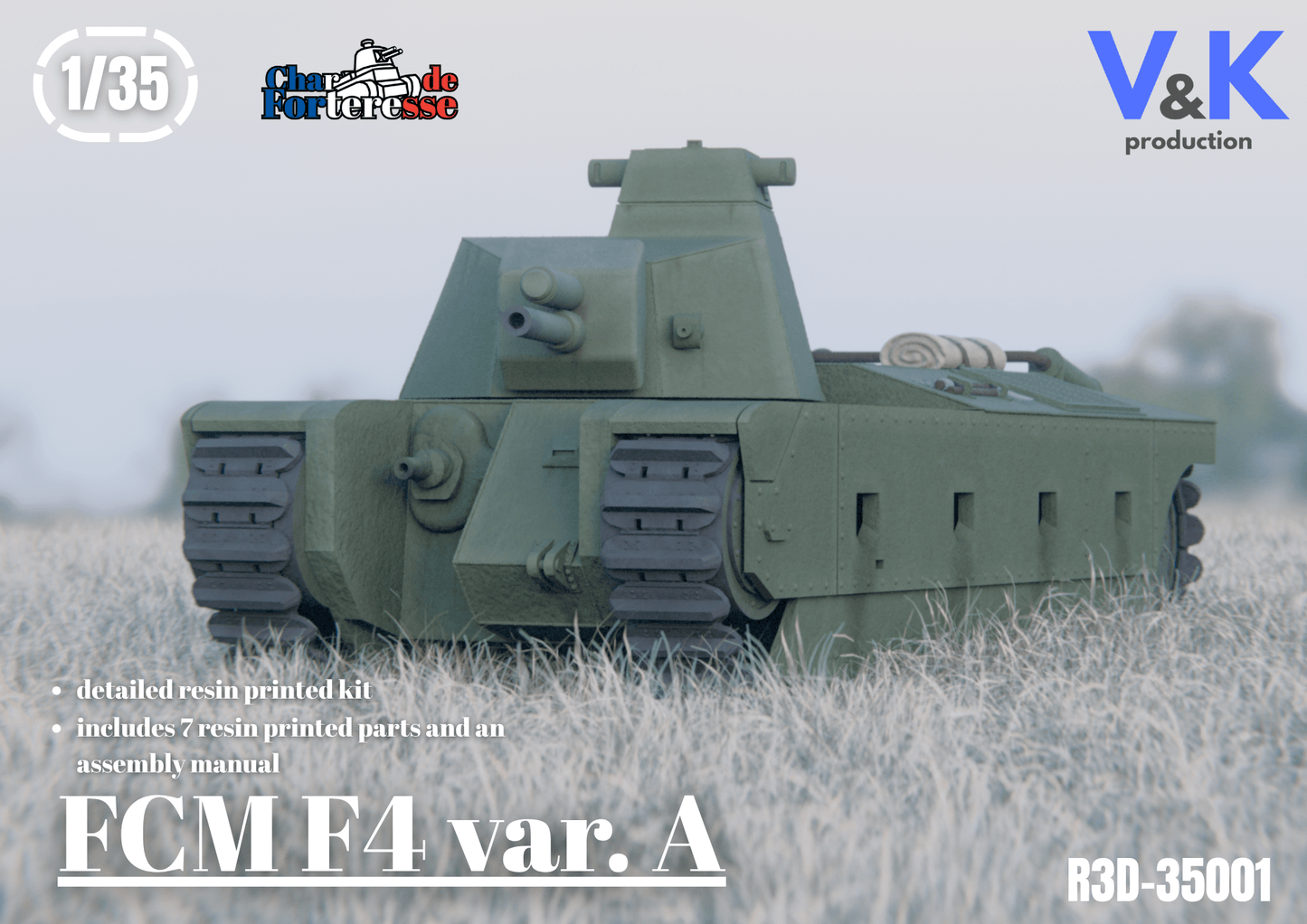 FCM F4 var. A Scale Model Kit (Kopie) - V&K Production