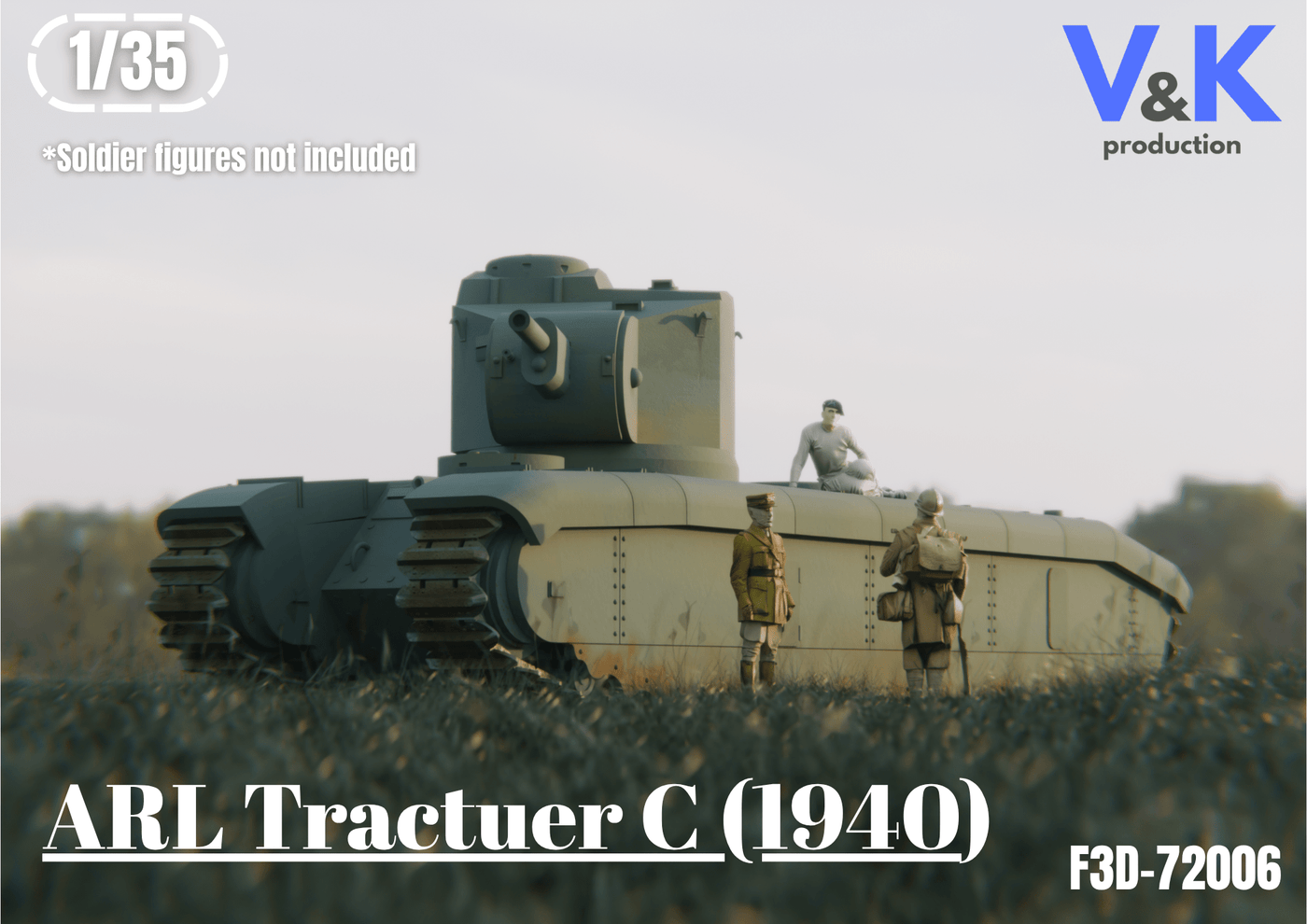 ARL Tracteur C Scale Model Kit 1/35 - V&K Production
