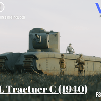 ARL Tracteur C Scale Model Kit 1/72 - V&K Production