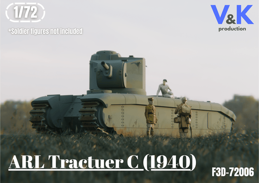 ARL Tracteur C Scale Model Kit 1/72 - V&K Production