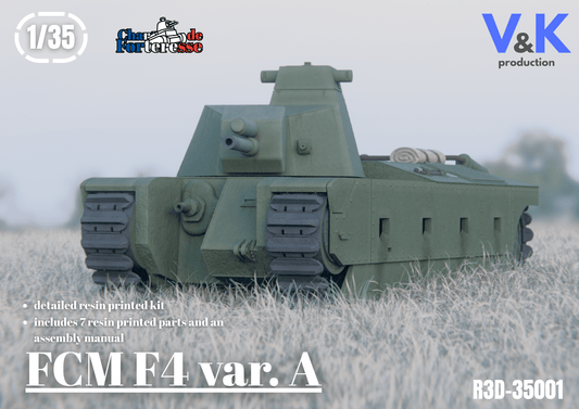 FCM F4 var. A Scale Model Kit (Kopie) - V&K Production