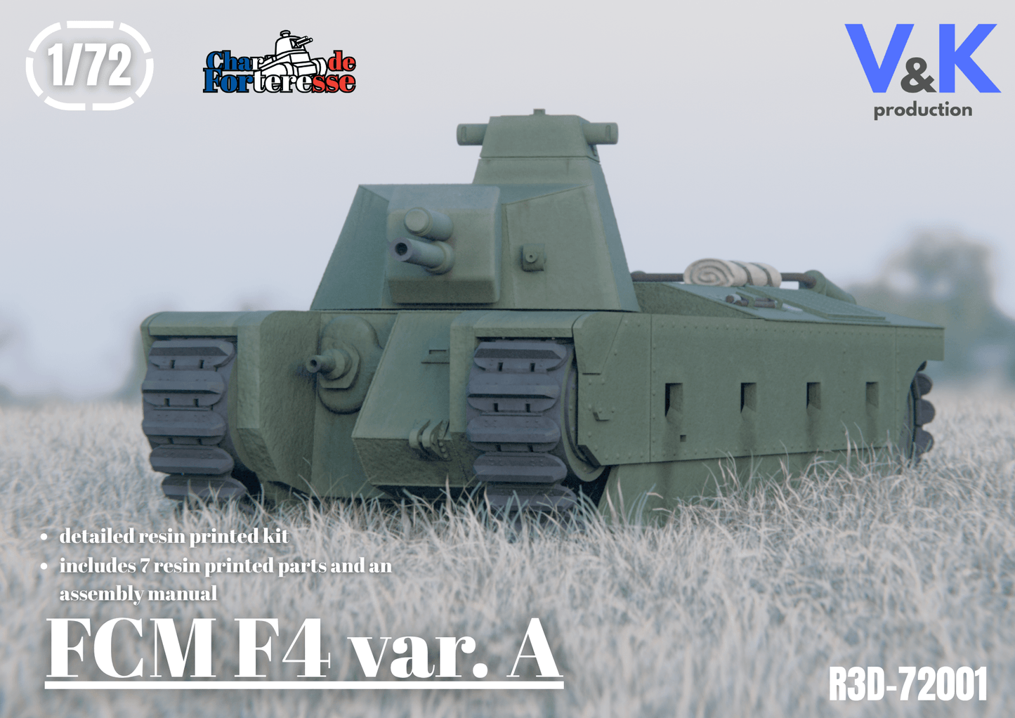 FCM F4 var. A Scale Model Kit (Kopie) - V&K Production