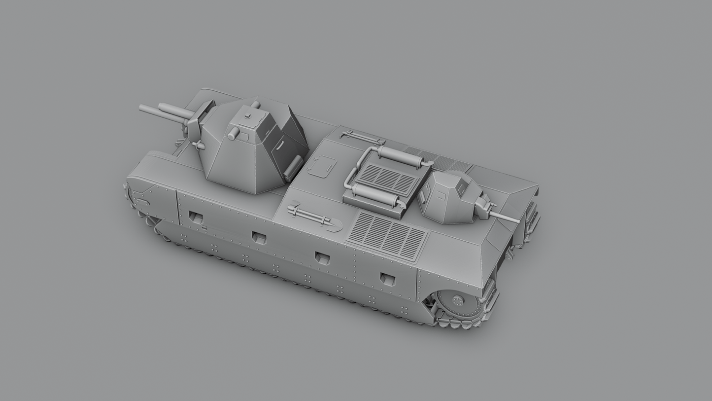 FCM F4 var. D Scale Model Kit - V&K Production