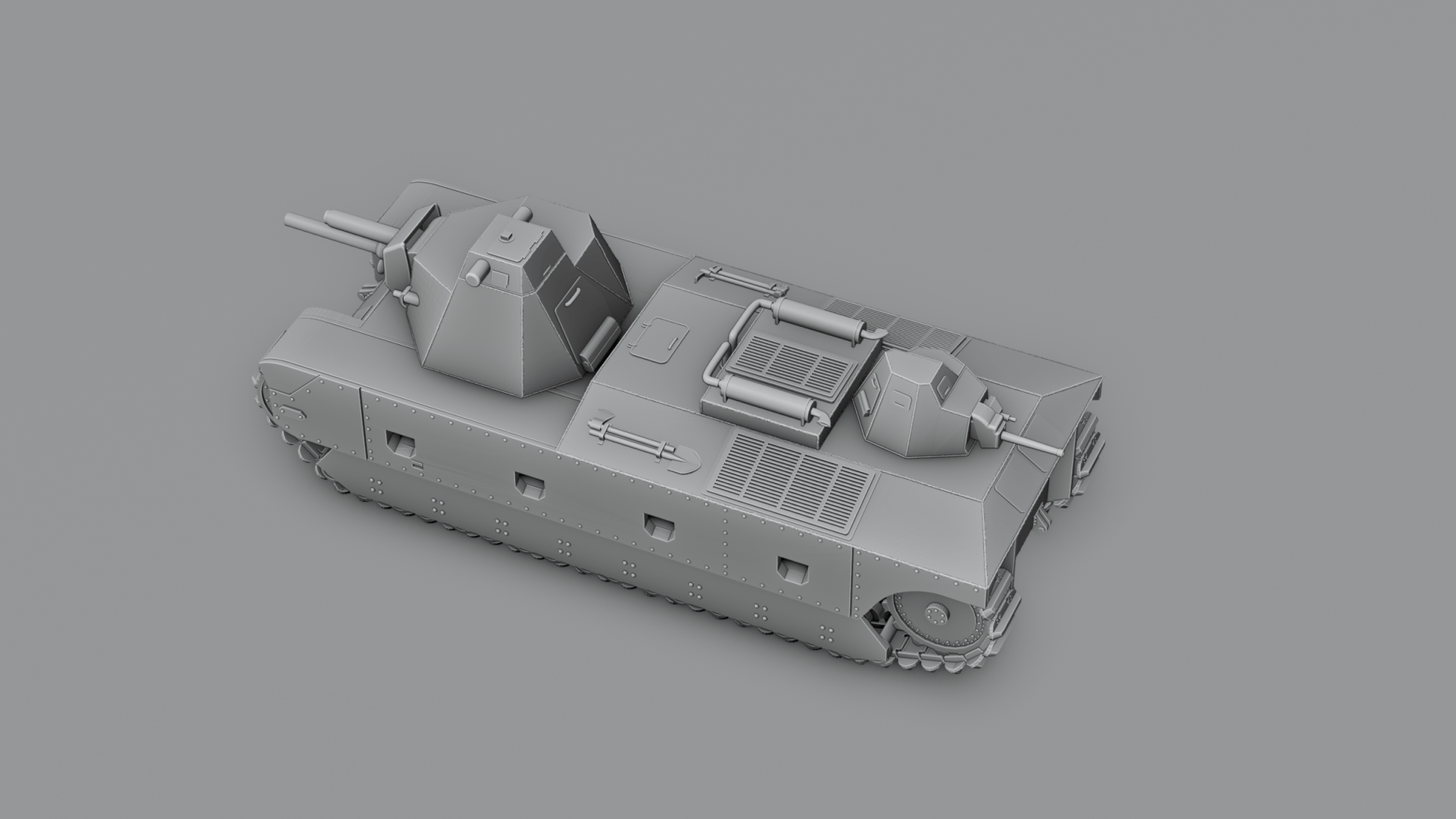 FCM F4 var. D Scale Model Kit - V&K Production