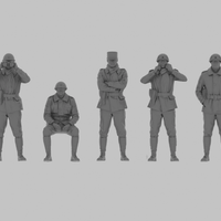 French WW2 Tank Crew - V&K Production