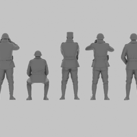 French WW2 Tank Crew - V&K Production