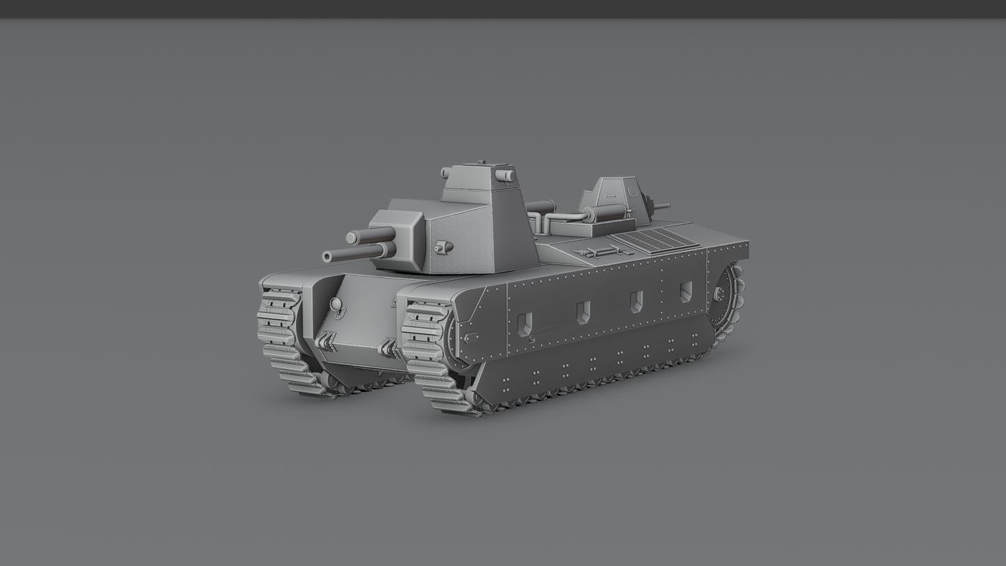 FCM F4 var. D Scale Model Kit