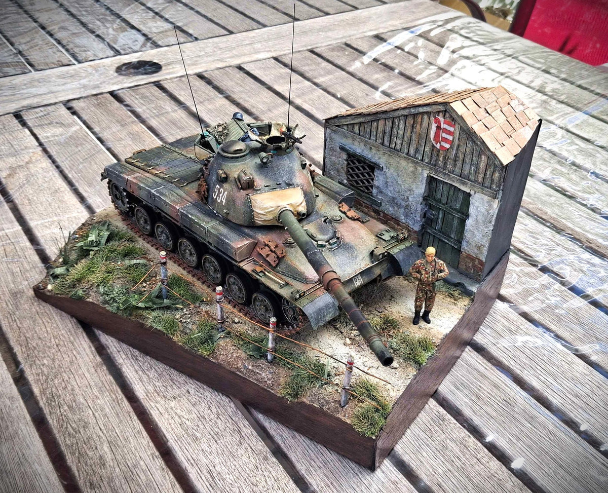 Panzer 68 diorama by Corentin Jean Donzé