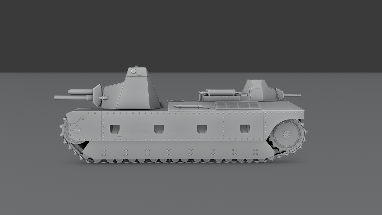 FCM F4 var. D Scale Model Kit