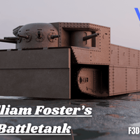 William Foster’s Battletank Scale Model Kit 1/72 - V&K Production